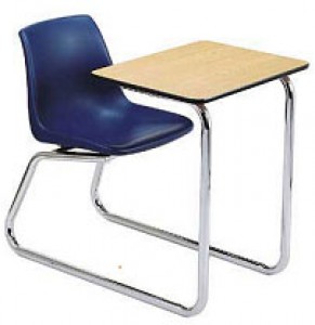 Classroom Chair with Writing Pad in Delhi