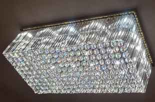 Glass Handicrafts Chandelier in Mirror Plates