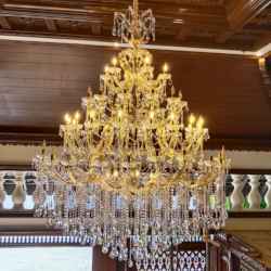 Indian Glass Handicrafts Chandelier