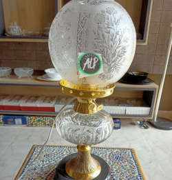 Glass Table Lamp