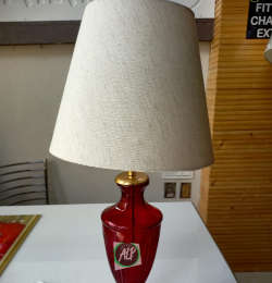 Coloured Glass Table Lamp