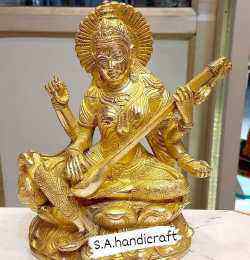 Maa Saraswati Brass Idol
