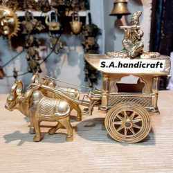 Krishna Sitting in Bullock Cart
