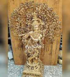 Krishna Muralidhari Brass Idol