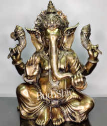 Ganesha Idol in Brass