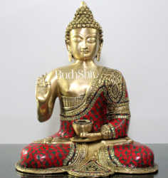 Buddha Idol in Brass
