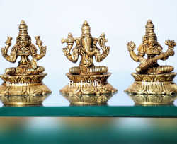 Ganesha , Lakshmi and Saraswati Idol in Moradabad