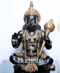 Hanuman Brass Idol in 