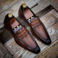 Handmade Leather Loafer for Men