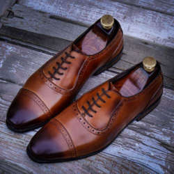 Handmade Leather Lace up Shoes for Men
