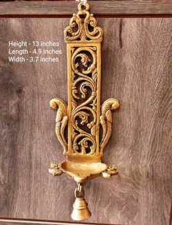 Brass Wall Hanging Lamp