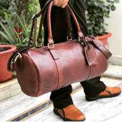 Leather Gym Bag