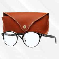 Leather Tan Spectacle Case