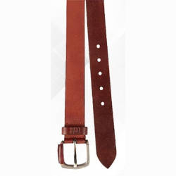 Classic Tan Leather Belt in 