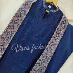 Chikan Cotton Suit Set