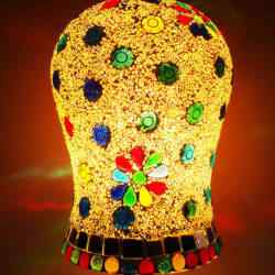 Glass Mosaic Pendant Lamp