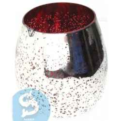 Mercury Glass Hurricane Candle Holder in Firozabad