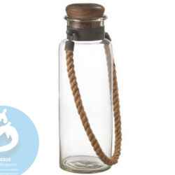 Cylinder shape Glass Candle Holder