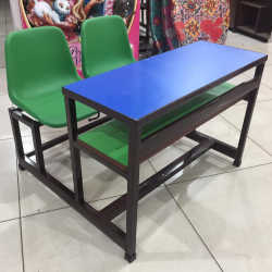 Double Desk with Chairs