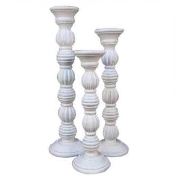 Wooden Candle Holder