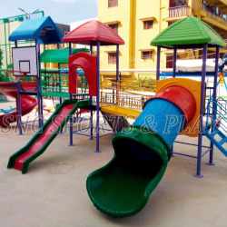 Outdoor Playground Kids Multiplay Station in 