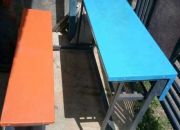 Metal School Benches
