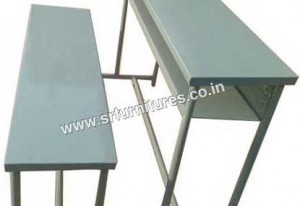 Steel School Desk in 