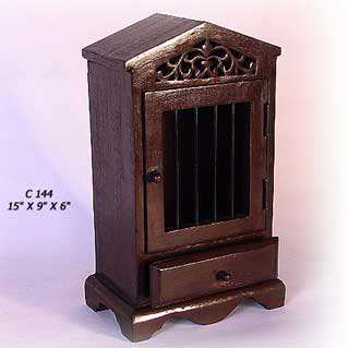 Wooden Handicrafts Cabinet
