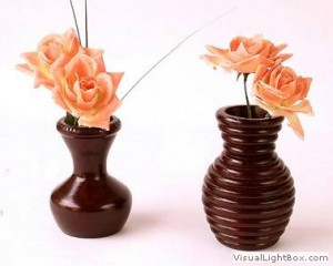 Wooden Vase