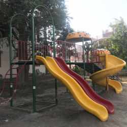 Kids Slides - Double Wave and Spiral Slide