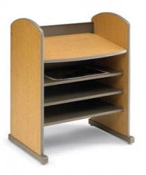 Wooden School Podium in 