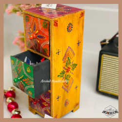 Vertical Wooden Drawers Handicrafts