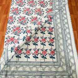 Hand Block Print Cotton Dohar (Blanket) in Noida