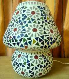 Glass Handicrafts - Dome Shape Table Lamp