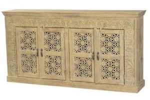 Wooden Rustic Side Cabinet in 
