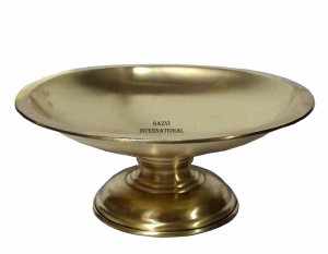 Brass Fruit Dish Bowl