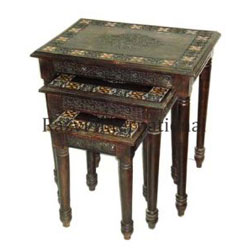 Wooden Handicrafts Moroccon Nesting Tables