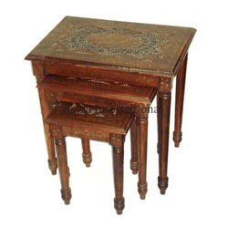 Wooden Handicrafts Arabian Nesting Tables