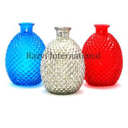 Glass Flower Vase in Moradabad