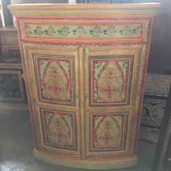 Vintage Wooden Handicrafts Almirah