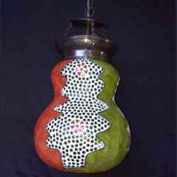 Glass Mosaic Hanging Light
