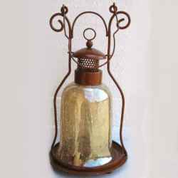 Glass and Metal Lantern