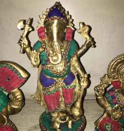 Brass Ganesh Idol Handicrafts