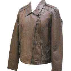 Outerwear Brown Leather Jackets for Men in Delhi