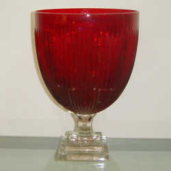 Crystal Glass Hurricane Candle Holder