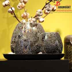 Antique Flower Vase Brushed Brass in Moradabad