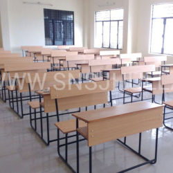 SNS School Classroom Wooden Dual Bench with Storage