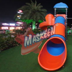 Maskeen Tube Slide with Tiny House