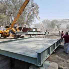 Surface Mounted Steel Pitless Weighbridge in Vadodara