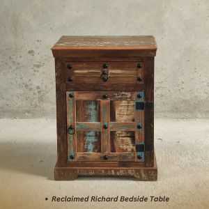 Reclaimed Bedside Table